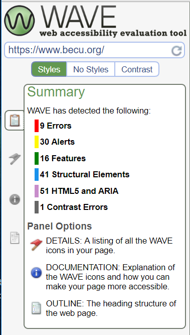 WAVE Evaluation Summary